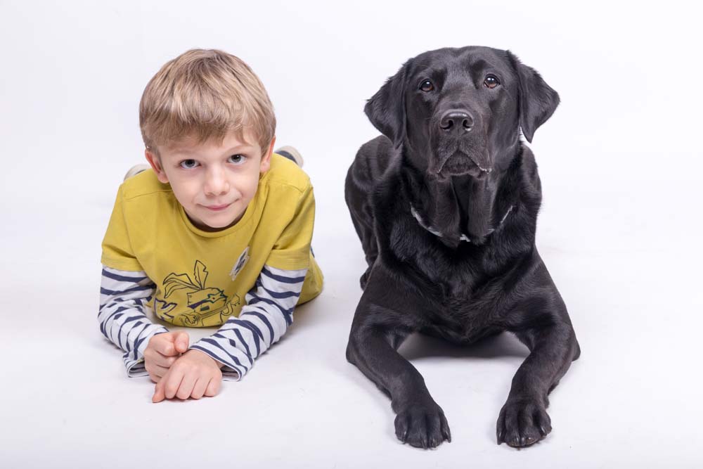 servizio fotografico col cane roma